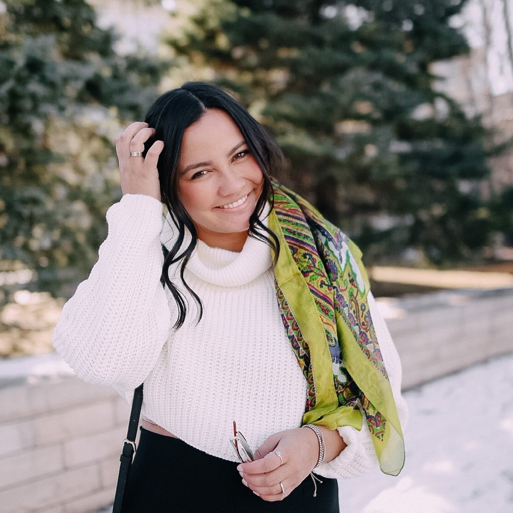 Green Paisley 12th Tribe Scarf